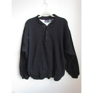 Grand Banks Performance Mens Pullover Black Double Lined Size 2XL